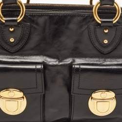 Marc Jacobs Black Leather Blake Satchel