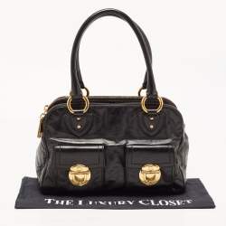 Marc Jacobs Black Leather Blake Satchel