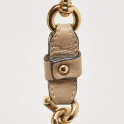 Pre Owned Marc Jacobs Beige Quilted Leather Stam Shoulder Bag