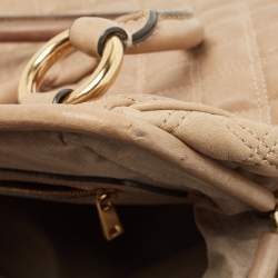 Pre Owned Marc Jacobs Beige Quilted Leather Stam Shoulder Bag