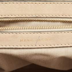 Pre Owned Marc Jacobs Beige Quilted Leather Stam Shoulder Bag