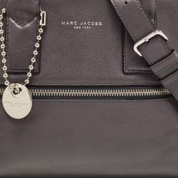 Marc Jacobs Dark Grey Leather Recruit East West Tote