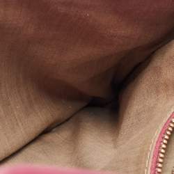 Pre Owned Marc Jacobs Dark Pink Quilted Leather Eugenie Clutch