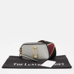 Pre Owned Marc Jacobs Tri Color Leather Snapshot Camera Crossbody Bag