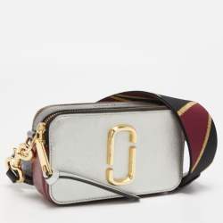 Pre Owned Marc Jacobs Tri Color Leather Snapshot Camera Crossbody Bag