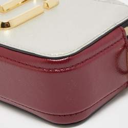 Pre Owned Marc Jacobs Tri Color Leather Snapshot Camera Crossbody Bag