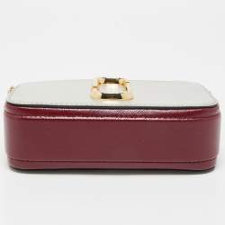 Pre Owned Marc Jacobs Tri Color Leather Snapshot Camera Crossbody Bag