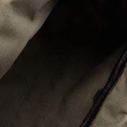 Marc Jacobs Black Snakeskin Embossed Leather Stam Satchel