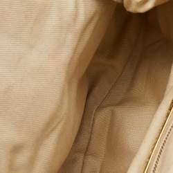 Pre Owned Marc Jacobs Beige Quilted Leather Little Stam Shoulder Bag