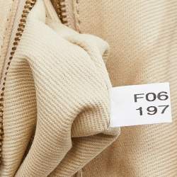 Pre Owned Marc Jacobs Beige Quilted Leather Little Stam Shoulder Bag