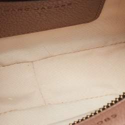 Pre Owned Marc Jacobs Beige Leather The Moto Shot 21 Crossbody Bag 