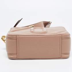 Pre Owned Marc Jacobs Beige Leather The Moto Shot 21 Crossbody Bag 