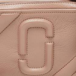 Pre Owned Marc Jacobs Beige Leather The Moto Shot 21 Crossbody Bag 