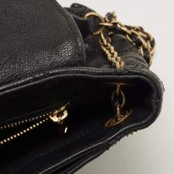 Marc Jacobs Black Quilted Leather Large Baroque Single Shoulder Bag