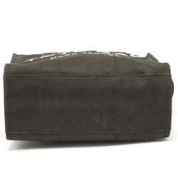 Marc Jacobs Black Canvas The Tote Bag 