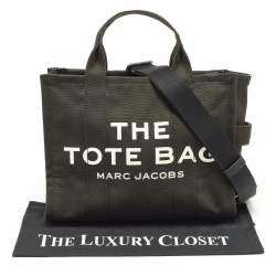 Marc Jacobs Black Canvas The Tote Bag 