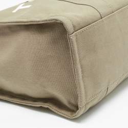 Marc Jacobs Khaki Green Canvas The Tote Bag 