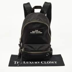 Marc Jacobs Black Nylon Backpack