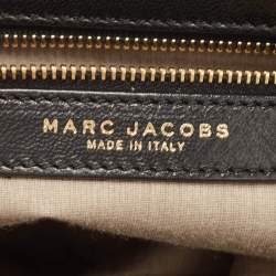 Marc Jacobs Black Quilted Leather Stam Satchel