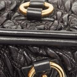 Marc Jacobs Black Quilted Leather Stam Satchel