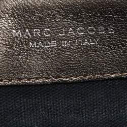 Marc Jacobs Metallic Quilted Leather Flap Shoulder Bag