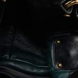 Marc Jacobs Black Leather Stud Embellished Knot Satchel 