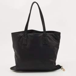 Marc Jacobs Black Nylon Sequin Embellished Wingman Tote
