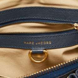 Marc Jacobs Blue Quilted Leather Small Cecilia Satchel