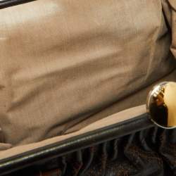 Pre Owned Marc Jacobs Dark Brown Quilted Leather Stam Bag