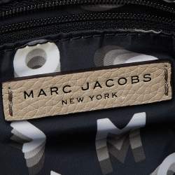 Pre Owned Marc Jacobs Beige Leather Lock That Tote