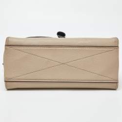 Pre Owned Marc Jacobs Beige Leather Lock That Tote