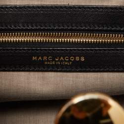 Pre Owned Marc Jacobs Black Quilted Leather Stam Satchel