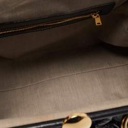 Pre Owned Marc Jacobs Black Quilted Leather Stam Satchel