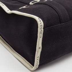 Pre Owned Marc Jacobs Black/White Canvas The Tote Bag