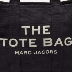 Pre Owned Marc Jacobs Black/White Canvas The Tote Bag