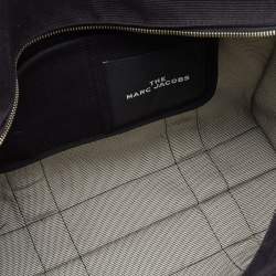 Pre Owned Marc Jacobs Black/White Canvas The Tote Bag