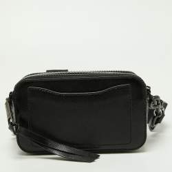 Marc Jacobs Black Leather Snapshot Camera Crossbody Bag
