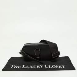 Marc Jacobs Black Leather Snapshot Camera Crossbody Bag