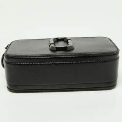 Marc Jacobs Black Leather Snapshot Camera Crossbody Bag