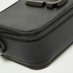 Marc Jacobs Black Leather Snapshot Camera Crossbody Bag