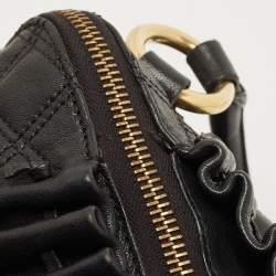 Pre Owned Marc Jacobs Black Quilted Leather Cecilia Bag