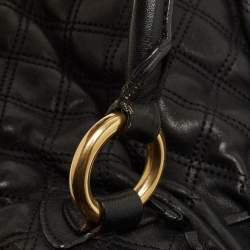 Pre Owned Marc Jacobs Black Quilted Leather Cecilia Bag