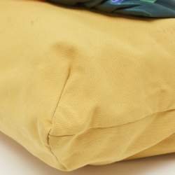 Marc Jacobs Ebony/Yellow Canvas and Leather Robert Duffy Bag on Bag Tote