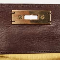 Marc Jacobs Ebony/Yellow Canvas and Leather Robert Duffy Bag on Bag Tote