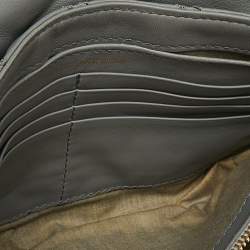 Pre Owned Marc Jacobs Grey Quilted Leather Crossbody Bag