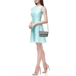 Pre Owned Marc Jacobs Grey Quilted Leather Crossbody Bag