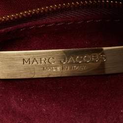 Pre Owned Marc Jacobs Gold Quilted Leather Blake Satchel