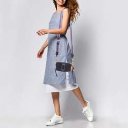 Marc Jacobs Tri Color Leather Snapshot Camera Crossbody Bag
