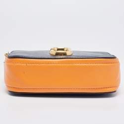 Marc Jacobs Tri Color Leather Snapshot Camera Crossbody Bag