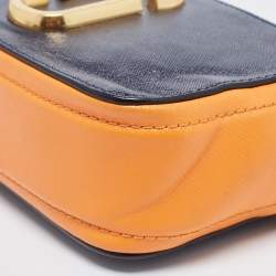 Marc Jacobs Tri Color Leather Snapshot Camera Crossbody Bag